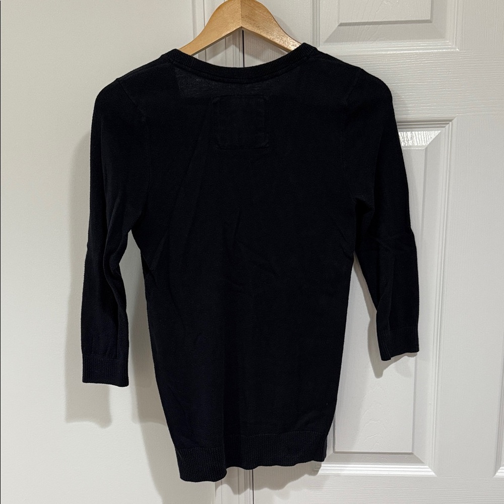 Abercrombie & Fitch Navy Cardigan Sweater - Picture 3 of 3